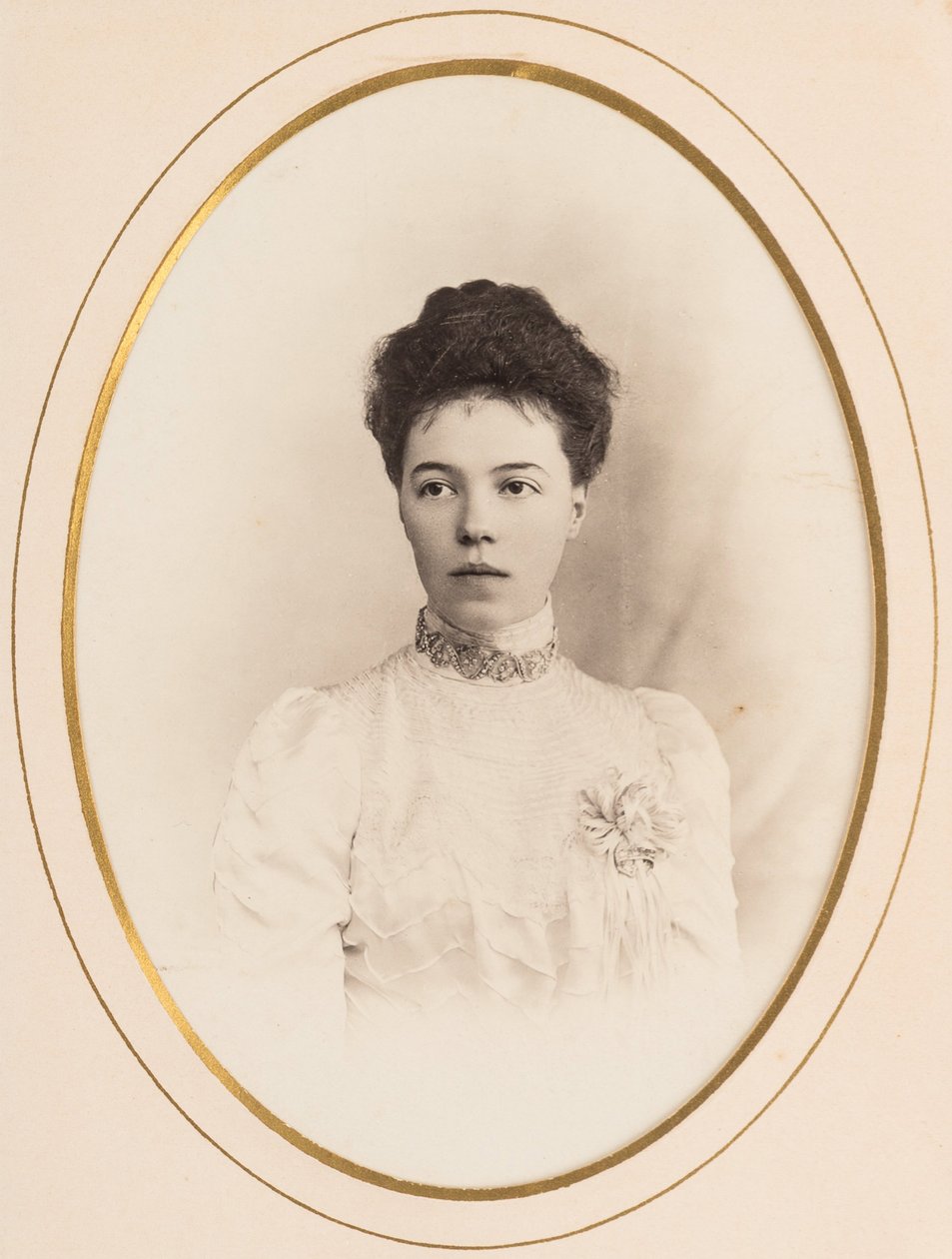 Grootvorstin Olga Alexandrovna van Rusland, Anoniem. Albuminefoto. Privécollectie door Anonymous Anonymous