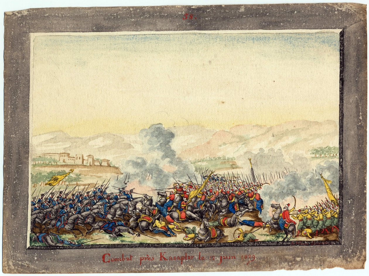 Russisch-Turkse oorlog van 1828-1829: de Slag bij Kulevicha op 11 juni door Anonymous Anonymous