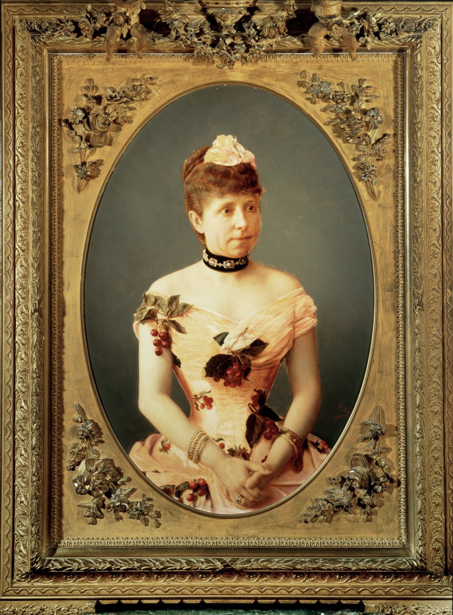 Maria Christina van Habsburg, tweede vrouw van Alfonso XII, moeder van Alfonso XIII, regent van Spanje 1885-1902 ... door Anonymous Anonymous
