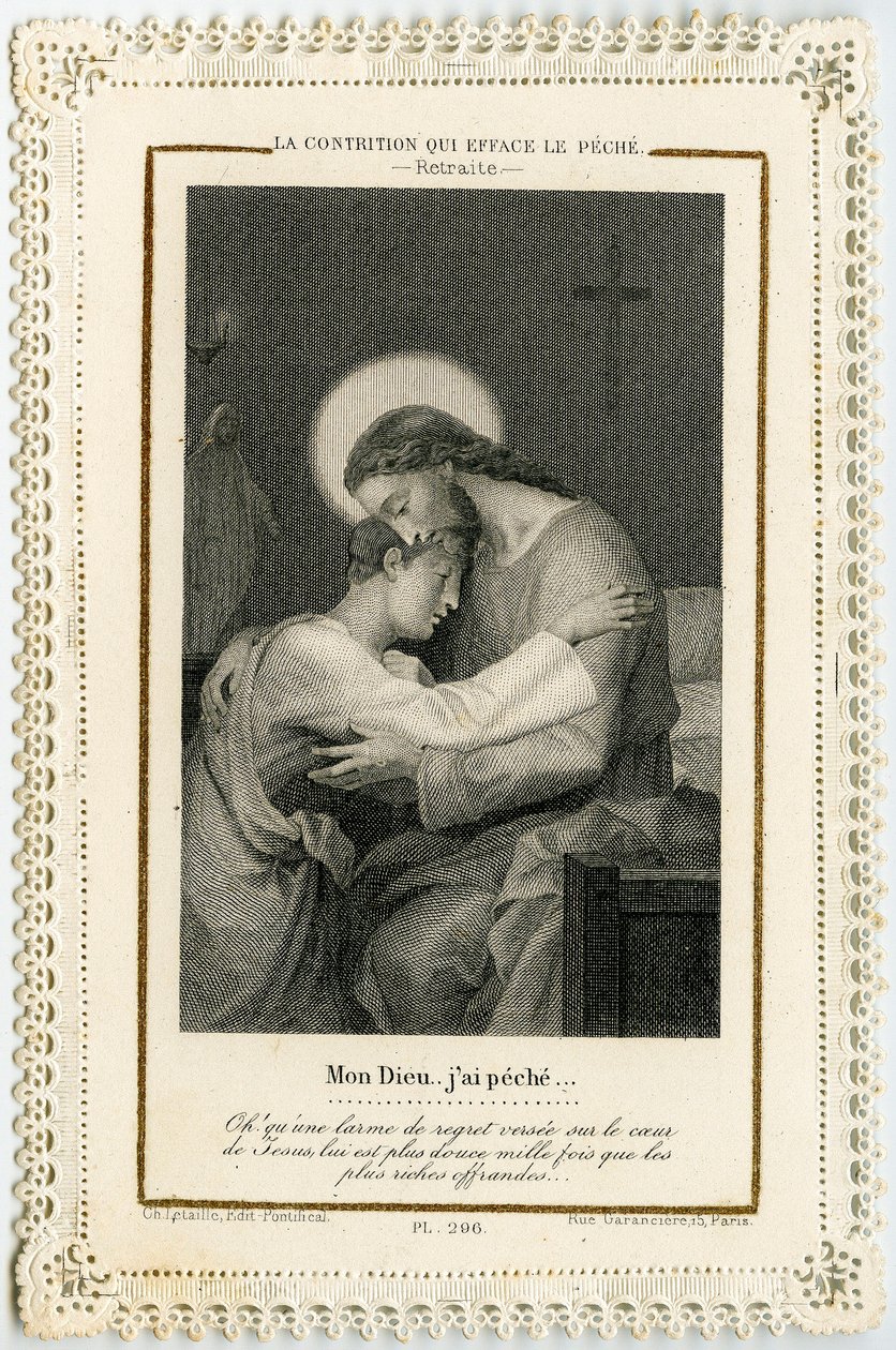 Vrome afbeelding: Een zondaar die op Christus vertrouwt om zijn zonden uit te wissen door Anonymous Anonymous