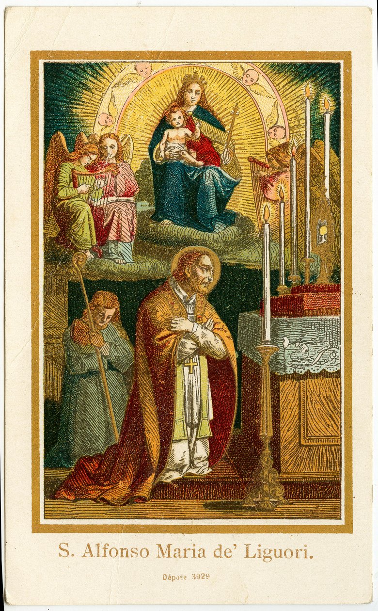 Vrome afbeelding: Alfonso Maria de Liguori door Anonymous Anonymous