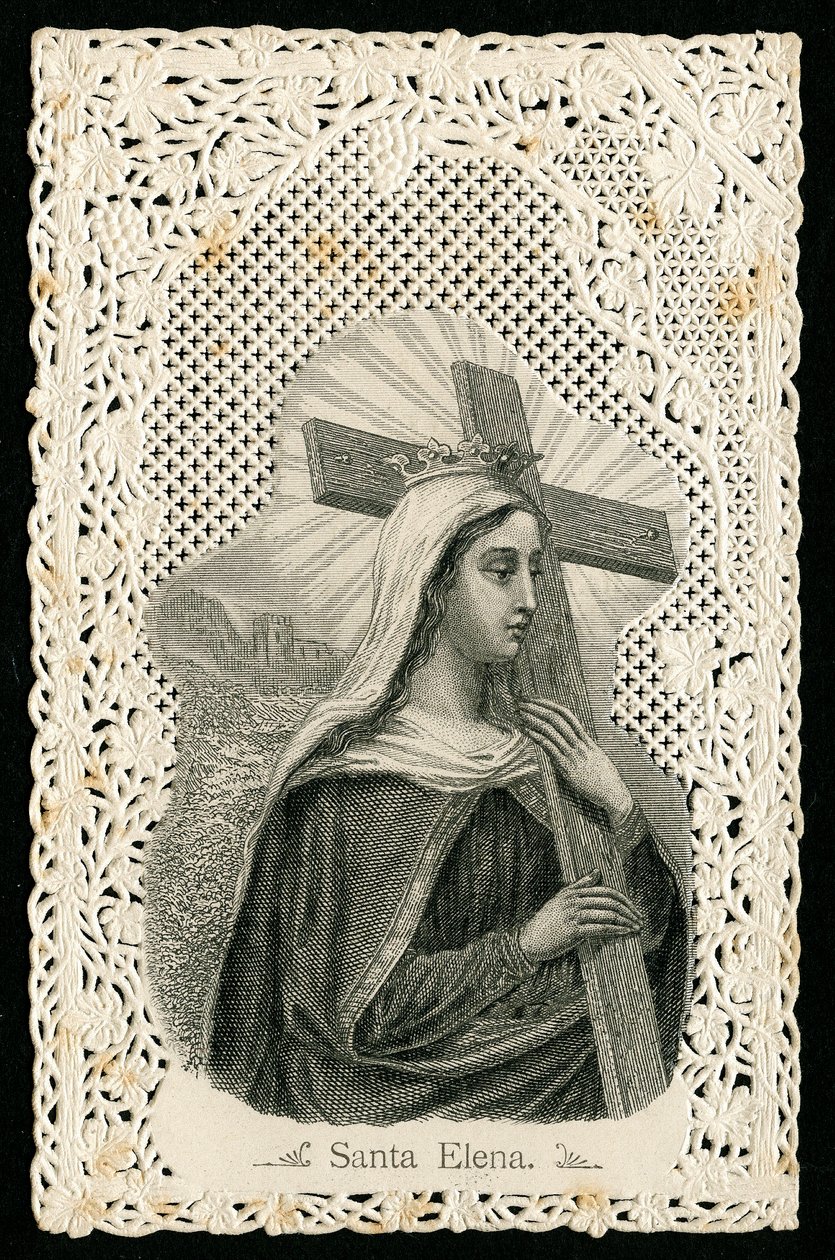 Vrome afbeelding: St. Helena, moeder van Constantijn de Grote (gravure) door Anonymous Anonymous