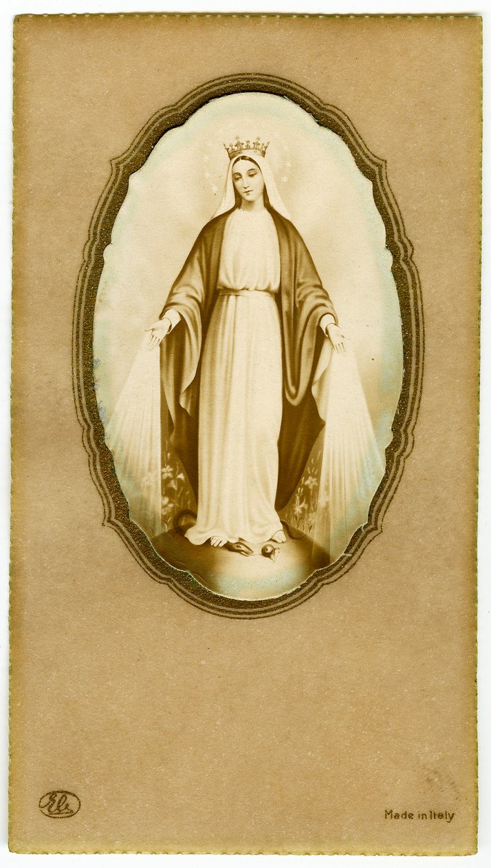 Vrome afbeelding: De Maagd Maria door Anonymous Anonymous