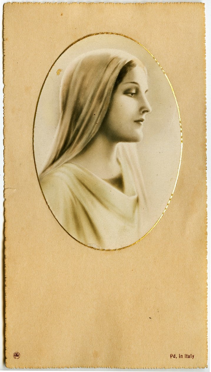 Vrome afbeelding: De Maagd Maria door Anonymous Anonymous
