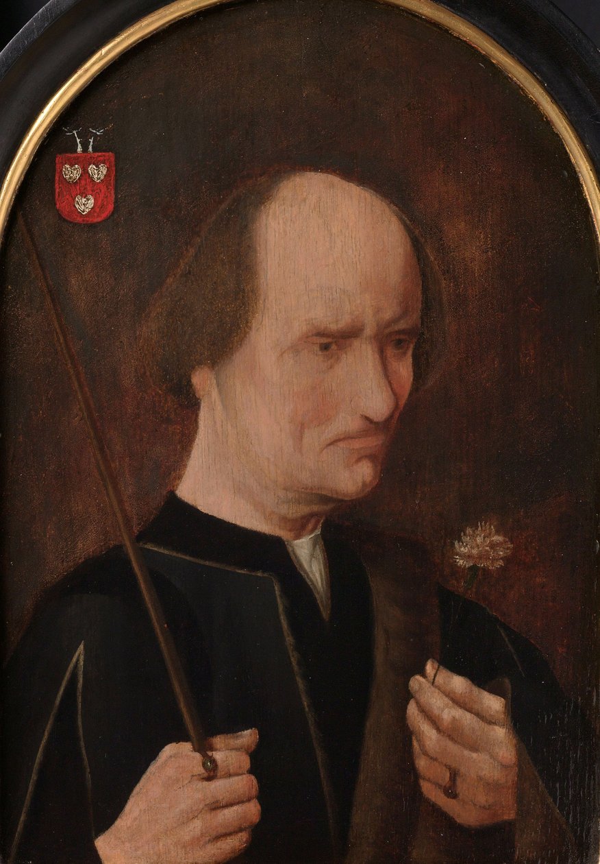 Portrait of Arent Franckensz van der Meer, c.1550-1560 (oil on panel) door Anonymous Anonymous