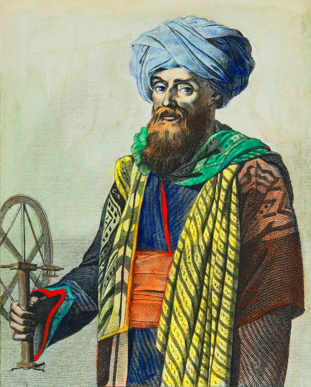 Portret van Domingo Badia y Leblich (ook wel Ali Bey genoemd) (1767-1818) Spaanse officier, Privécollectie door Anonymous Anonymous