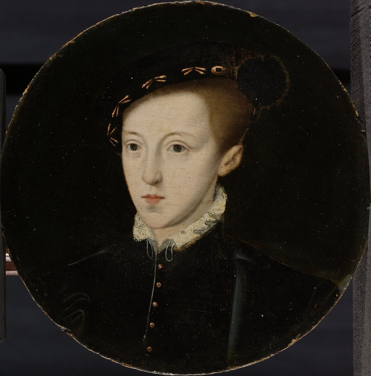 Portret van Edward VI, ca. 1550 (olieverf op paneel) door Anonymous Anonymous