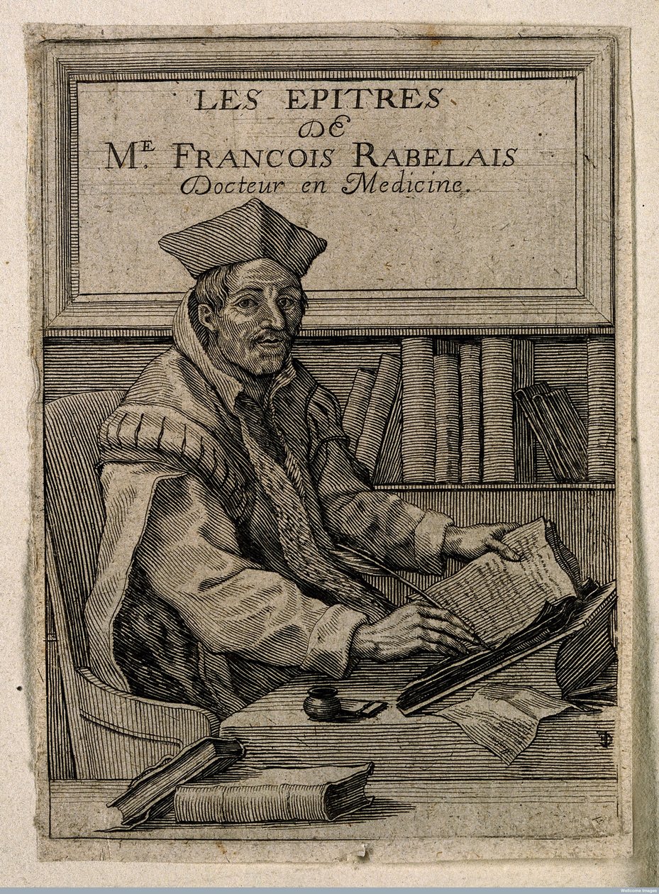 Portret van François Rabelais door Anonymous Anonymous