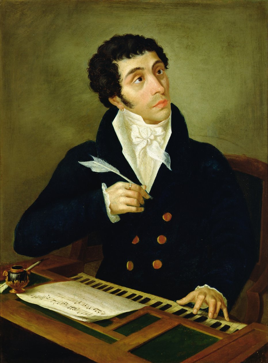 Portret van Giuseppe Pilotti (1784-1838) door Anonymous Anonymous