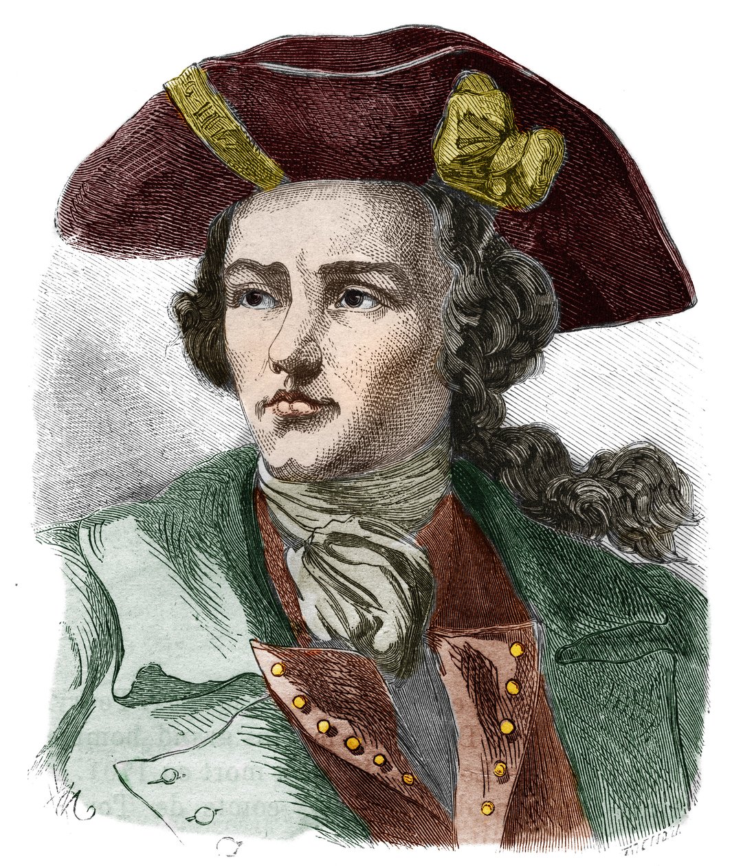 Portret van Jacques Cassard, Franse zeeman door Anonymous Anonymous