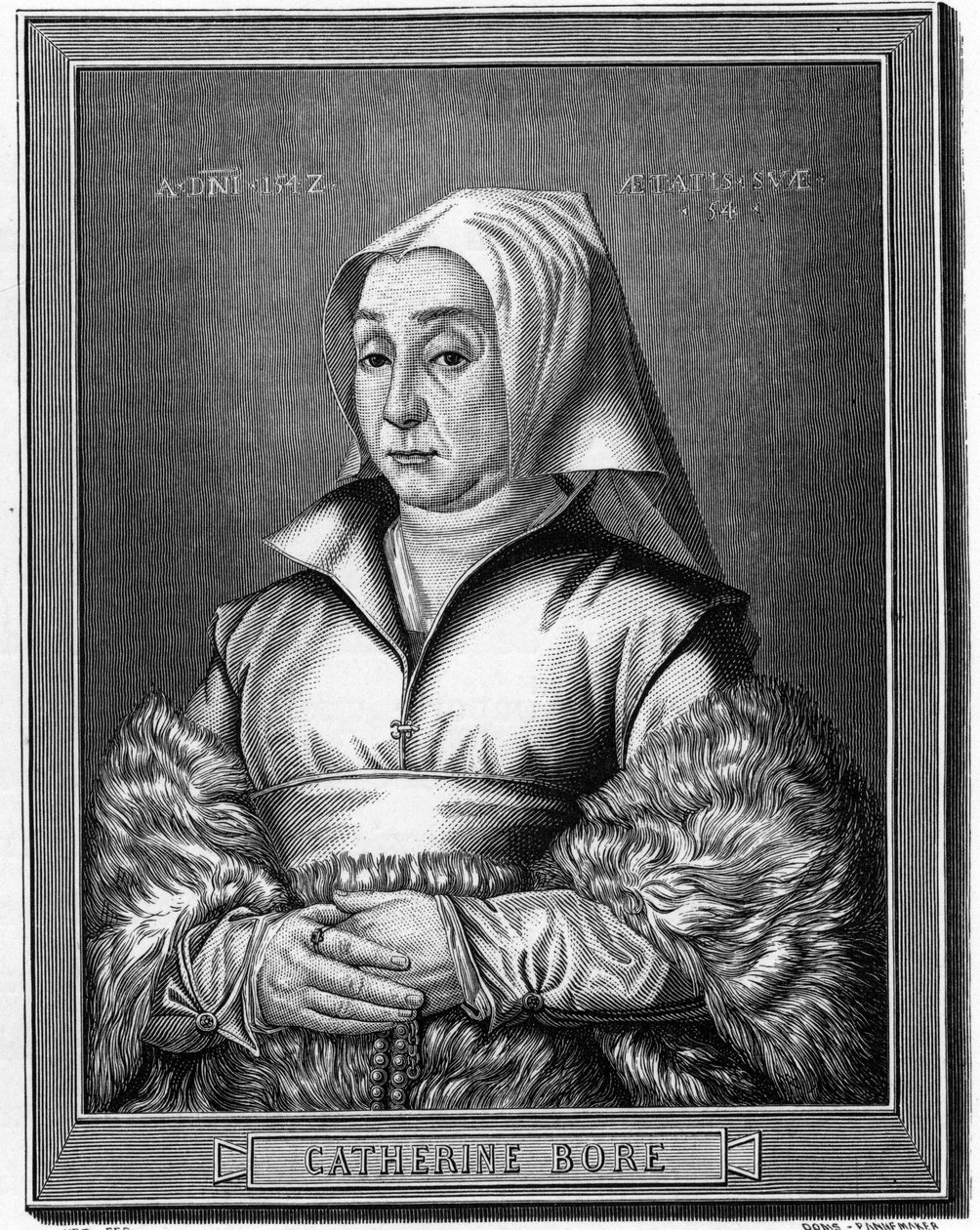 Portret van Katharina von Bora door Anonymous Anonymous