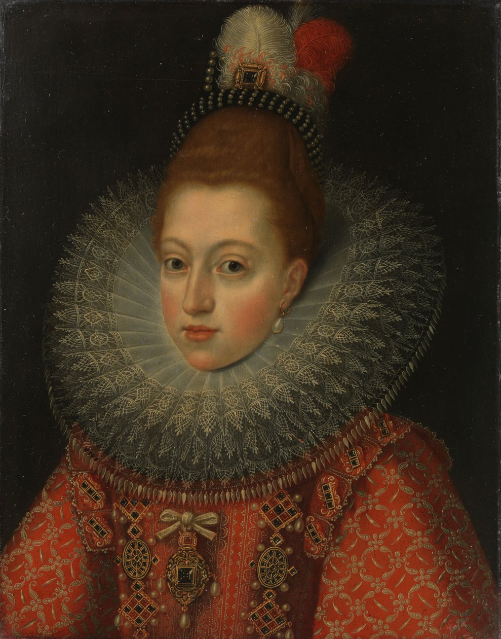 Portret van Margaretha van Oostenrijk (1584-1611) Koningin van Spanje, c.1600 door Anonymous Anonymous