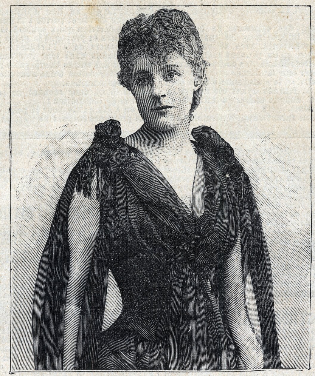 Portret van Maud Gonne door Anonymous Anonymous