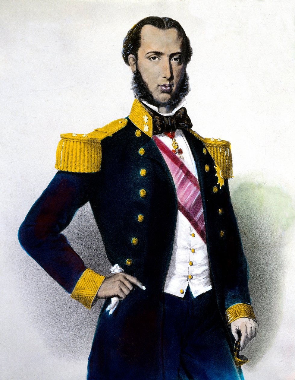 Portret van Maximiliaan I (Ferdinand Maximiliaan Joseph, Keizerlijk Prins en Aartshertog van Oostenrijk, Koninklijke Prins van Hongarije en Bohemen), Keizer van Mexico (1832-1867) door Anonymous Anonymous