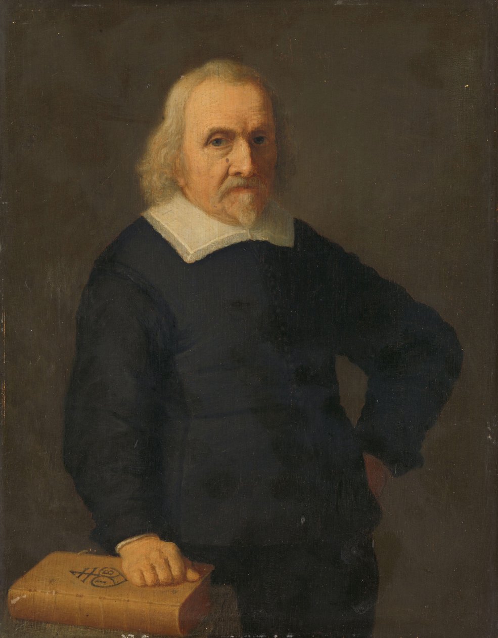 Portret van een man, ca. 1650 (olieverf op paneel) door Anonymous Anonymous