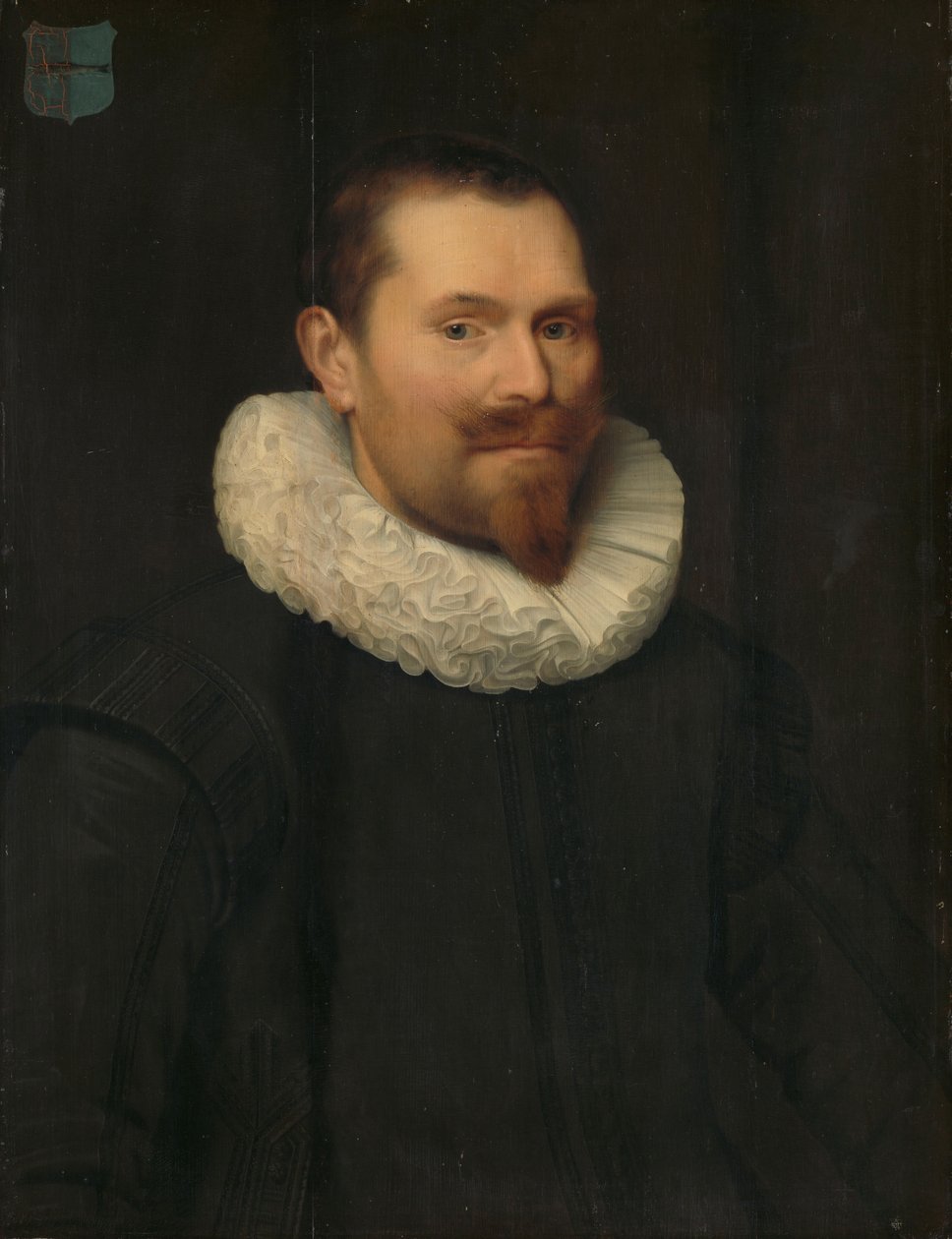 Portret van een man door Anonymous Anonymous