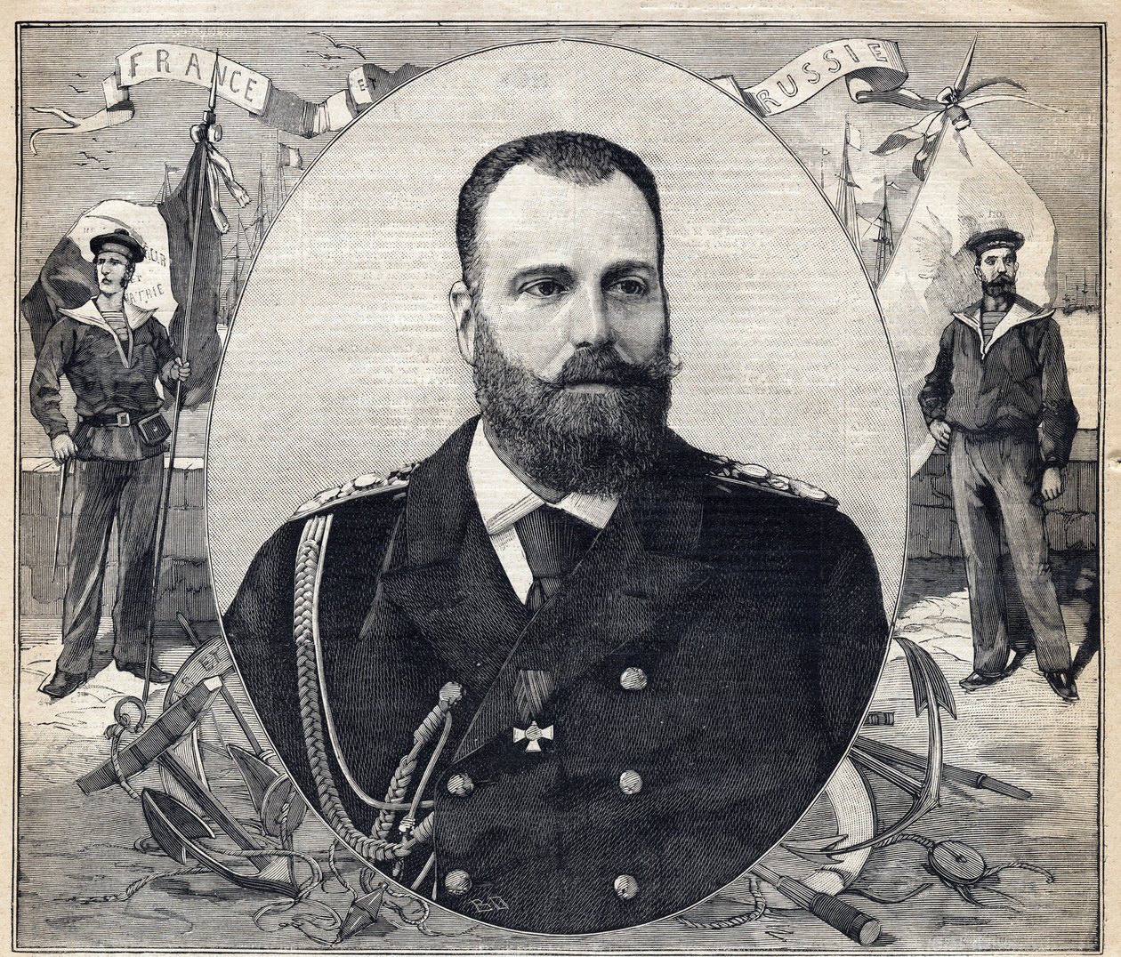 Portret van de Groothertog Alexandrovich (Aleksei Aleksandrovich Romanov) door Anonymous Anonymous
