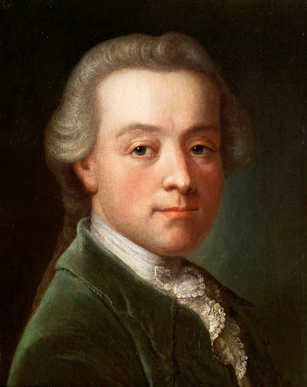 Portret van de componist Wolfgang Amadeus Mozart door Anonymous Anonymous