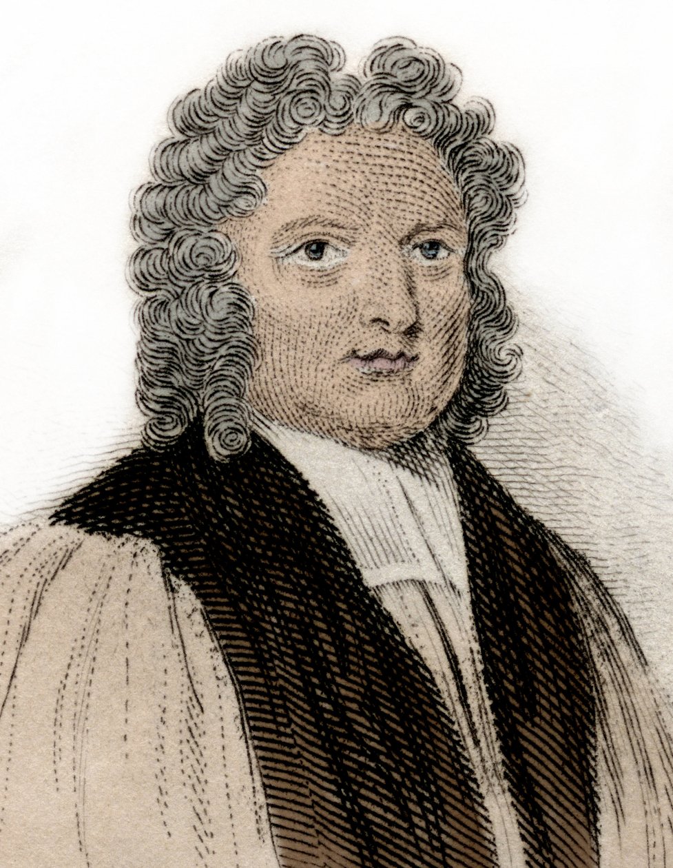 Portret van de bisschop van Rochester Francis Atterbury (1663-1732), man van letters en politicus. Gravure uit de 19e eeuw. door Anonymous Anonymous