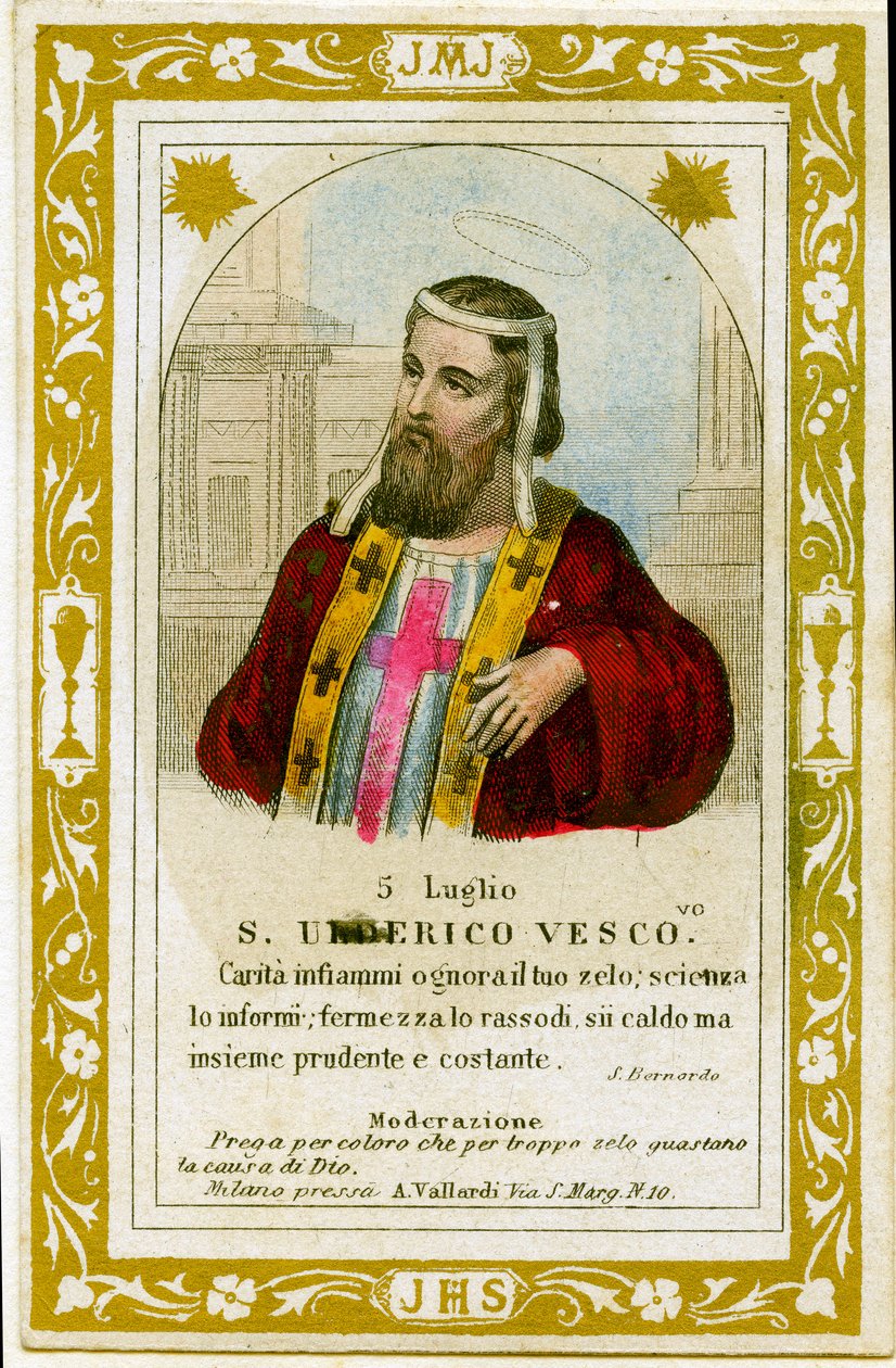 Sint Ulrich door Anonymous Anonymous