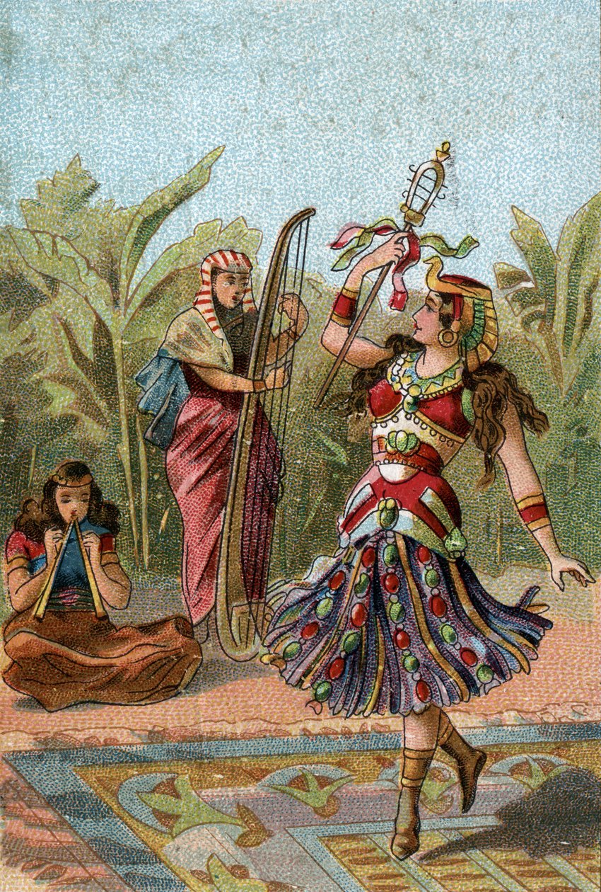 THEATER IN DE EEUWEN: Egyptische Dansen. De mimeedans was in ere bij de Egyptenaren. door Anonymous Anonymous
