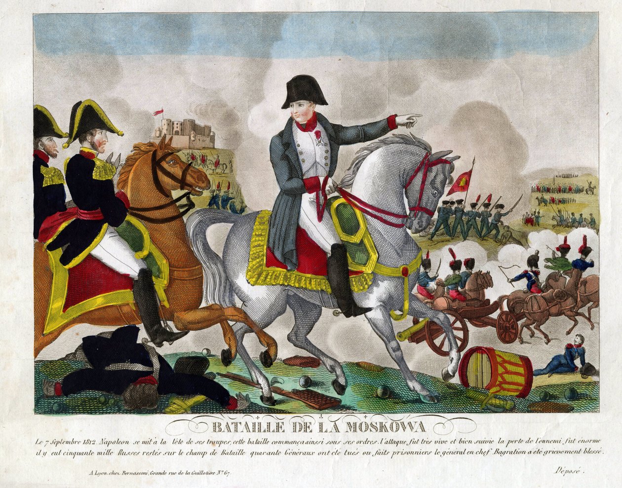 De Slag bij Borodino op 26 augustus door Anonymous Anonymous