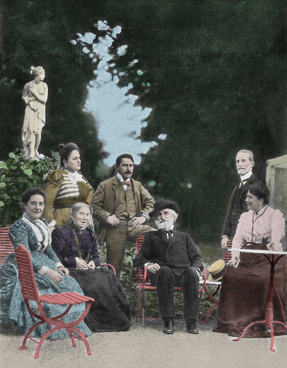 De Italiaanse componist Giuseppe Verdi (1813-1901) in Sant