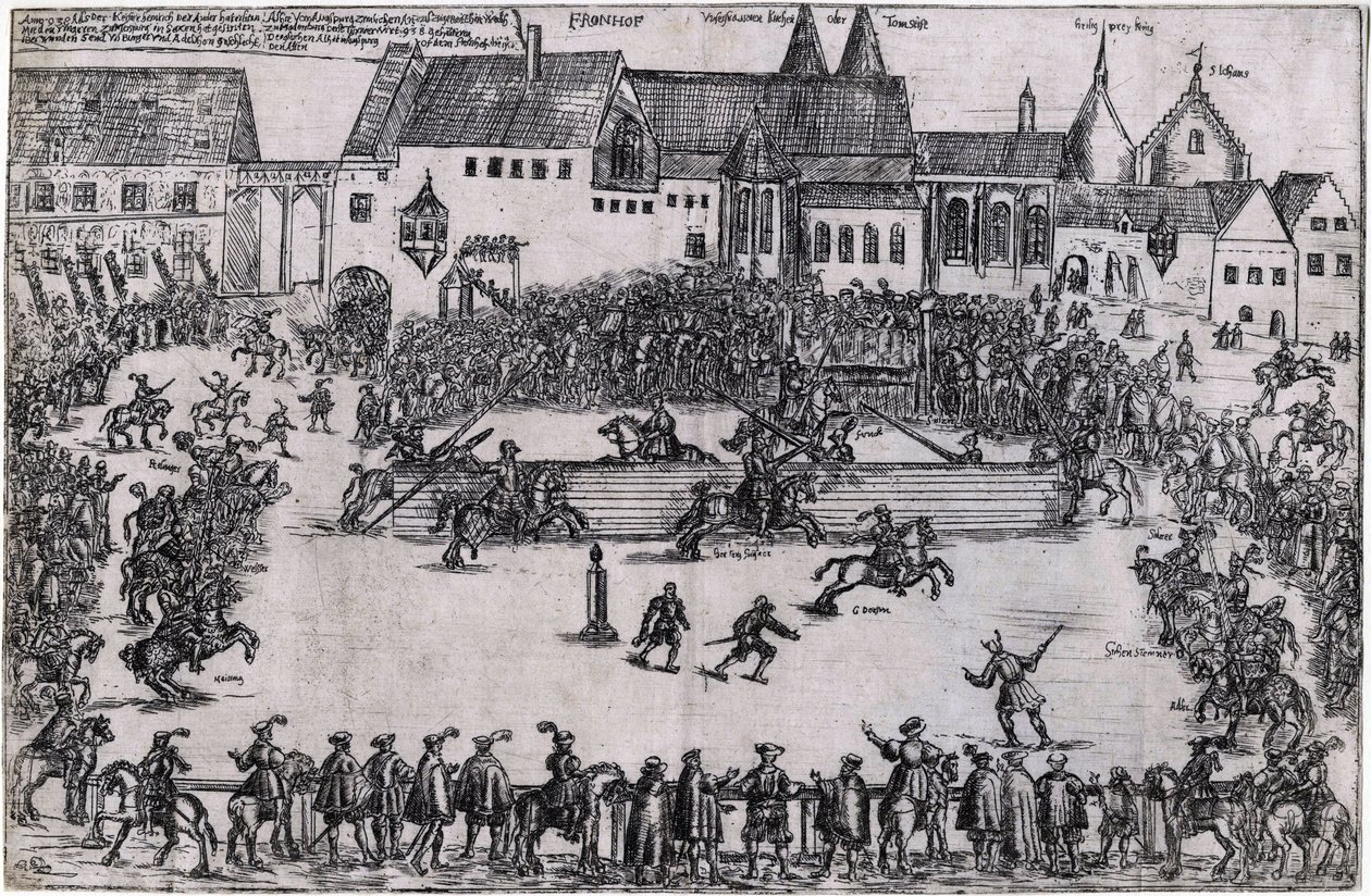 Toernooi ten tijde van Hendrik I de Vogelaar (938) door Anonymous Anonymous