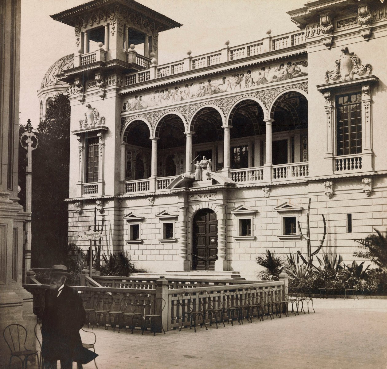Wereldtentoonstelling van 1900 in Parijs: Het Paviljoen van Monaco - Privécollectie door Anonymous Anonymous