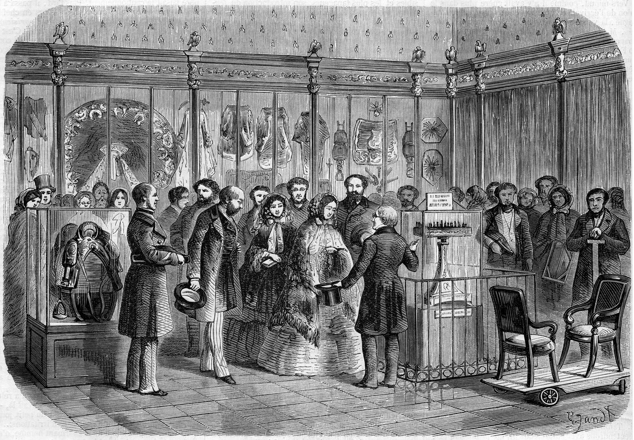 Bezoek van Sophie van Württemberg (1818-1879), Koningin van Nederland, aan Parijs door Anonymous Anonymous
