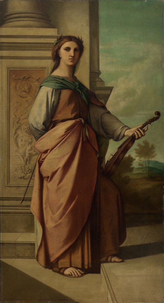 De muzikale poëzie door Anselm Feuerbach