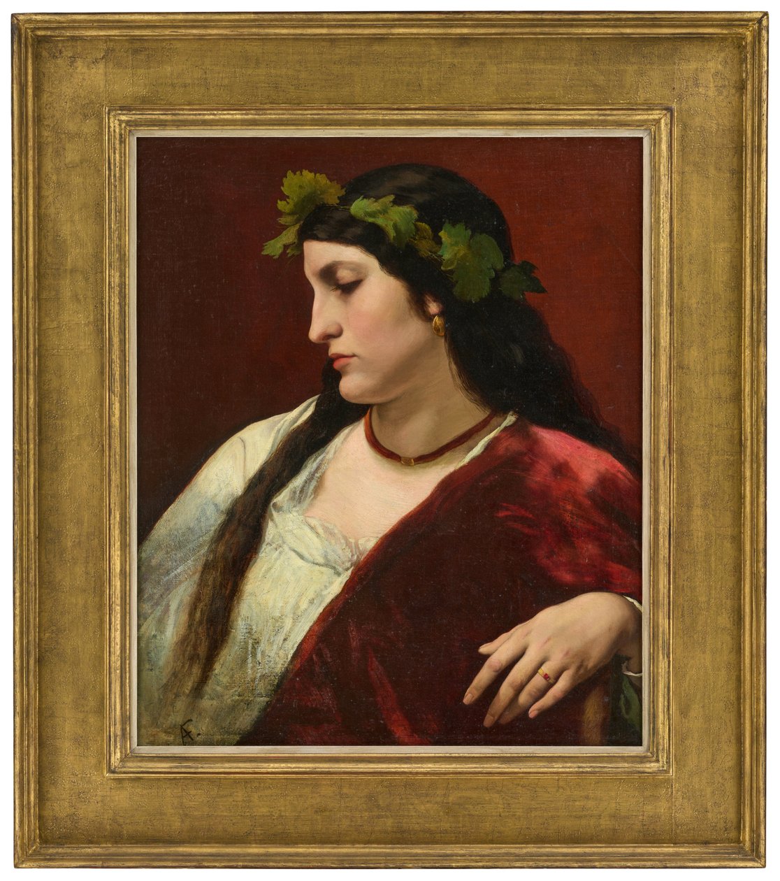 Nanna als bacchante door Anselm Feuerbach