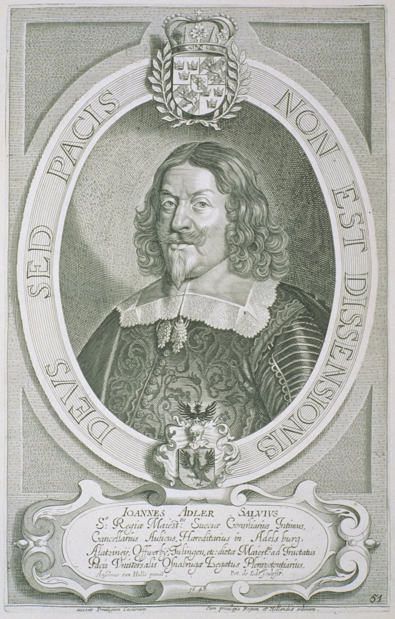 Johann Adler Salvius (1590-1652) uit 