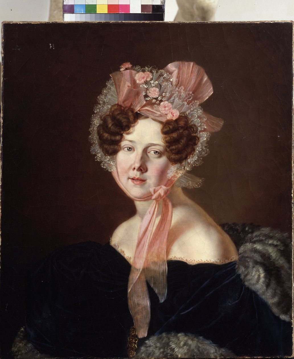 Portret van een dame door Anthelme Francois Lagrenee
