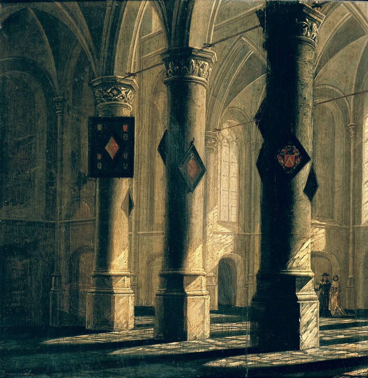 Interieur van een Kerk door Anthonie Delorme