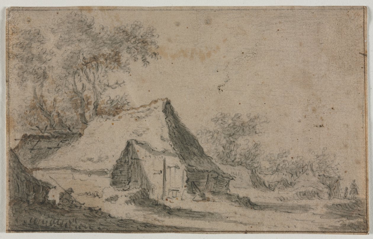 Het Kleine Gehucht door Anthonie Waterloo