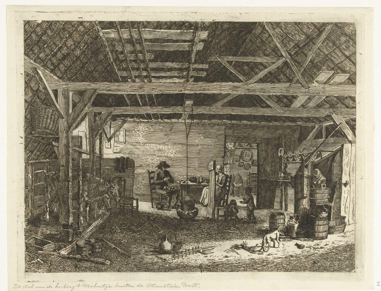 De stal van de herberg 