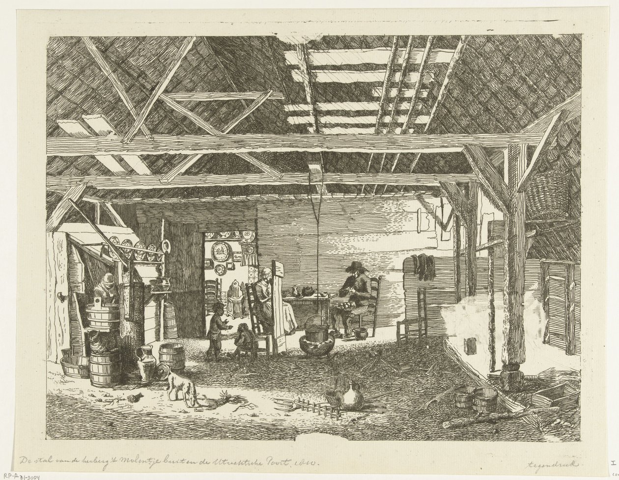 De stal van de herberg 
