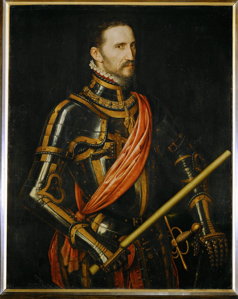 Fernando Alvarez de Toledo, hertog van Alba ... (schilderij op doek) door Anthonis van Dashorst (c.1519 1576/77) Mor