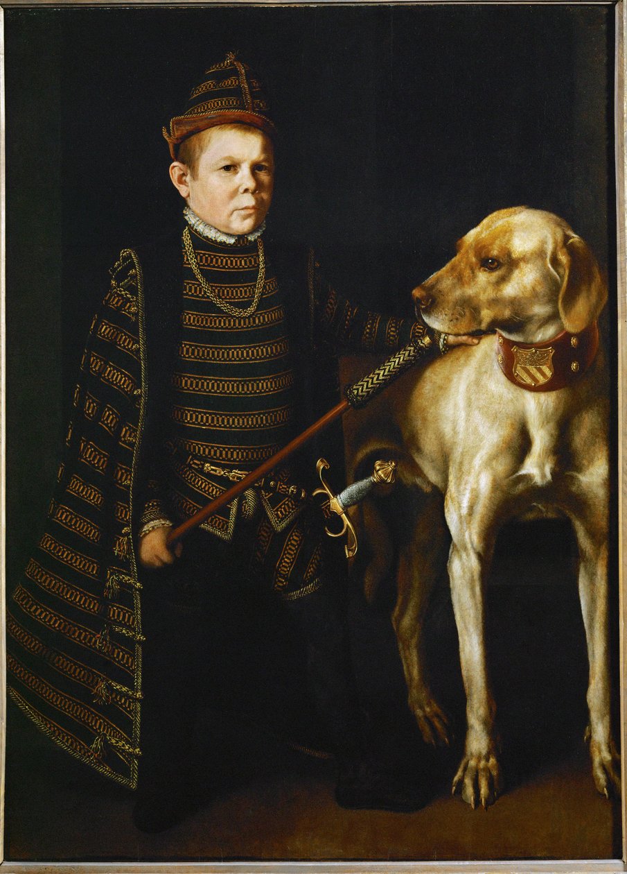 De dwerg van kardinaal Granvella ... door Anthonis van Dashorst (c.1519-1576/77) Mor