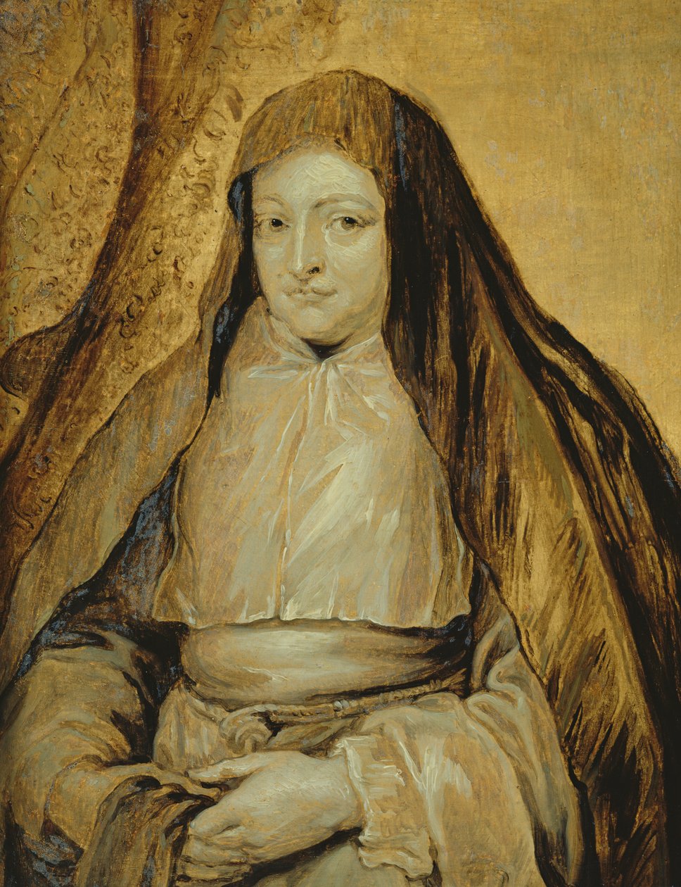 Portret van Infanta Isabella Clara Eugenia van Spanje, c.1627-32 door Anthony van Dyck
