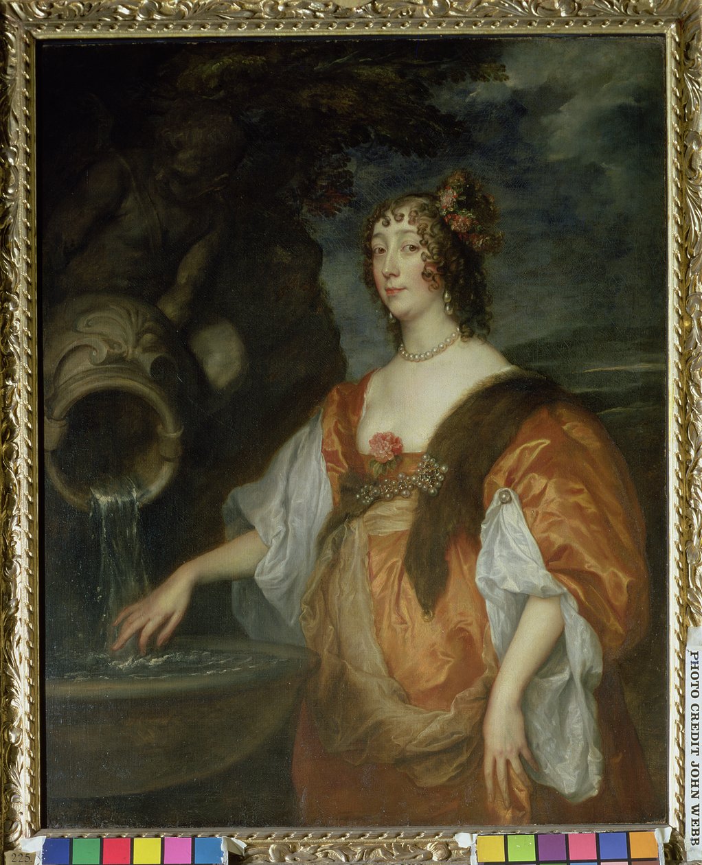 Portret van Lucy Percy, gravin van Carlisle (1599-1660) c.1637-40 door Anthony van Dyck