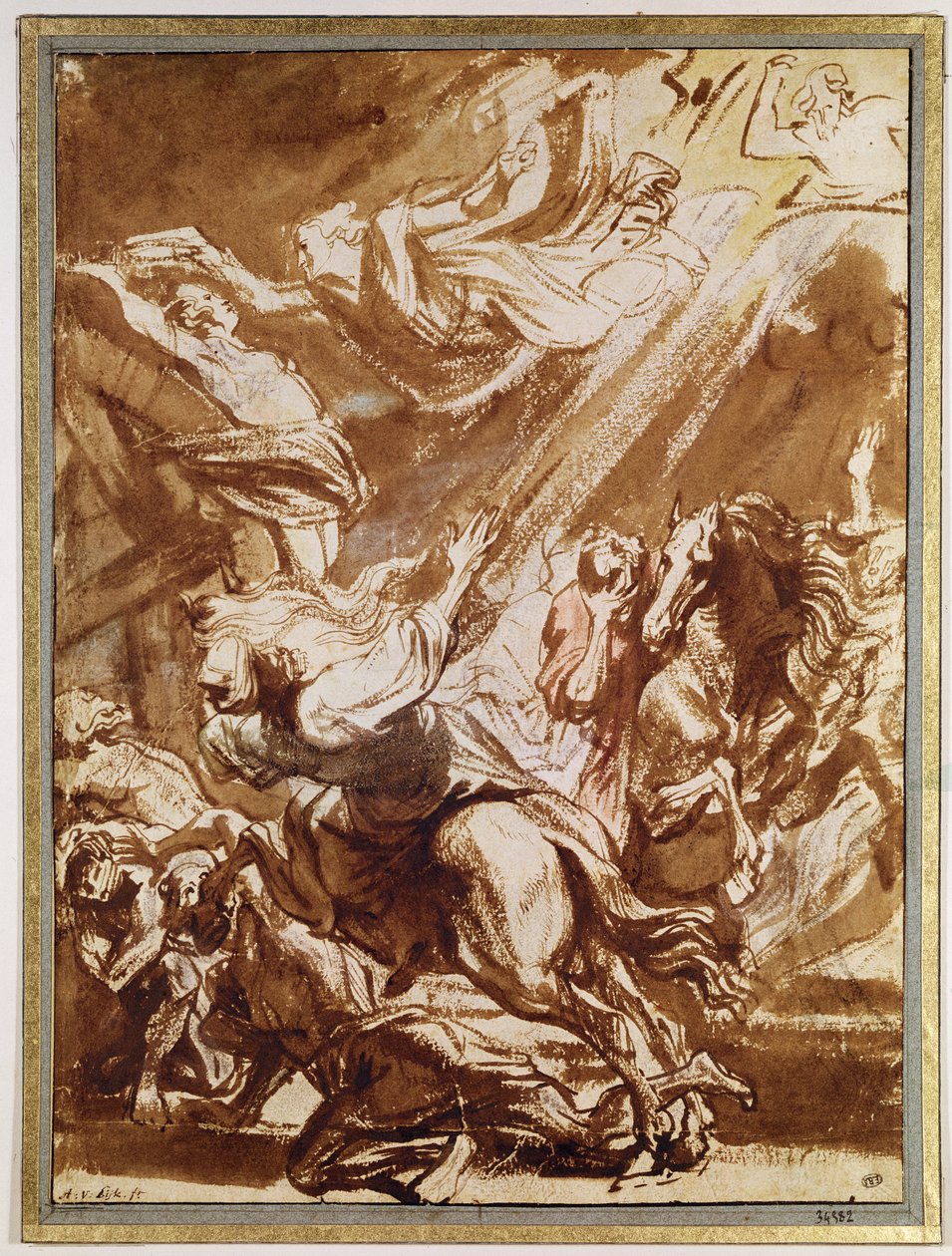 Het martelaarschap van Sint-Catharina door Anthony van Dyck