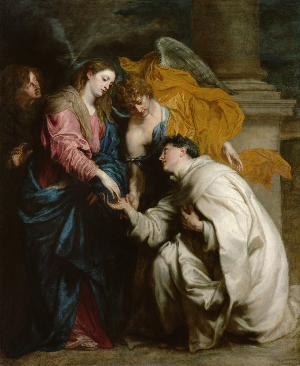 Het Visioen van de Zalige Hermann Joseph door Anthony van Dyck