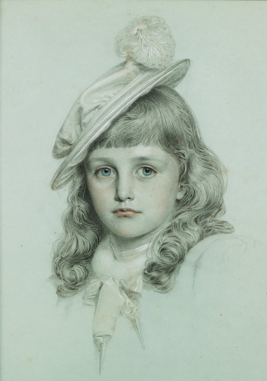 Studie voor St. George door Anthony Frederick Augustus Sandys