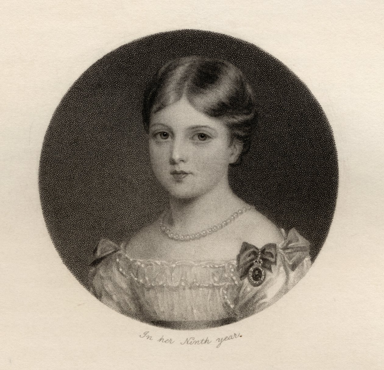 Prinses Alexandrina Victoria van Saksen-Coburg, gegraveerd door Thomas Woolnoth (1785-1857), uit 