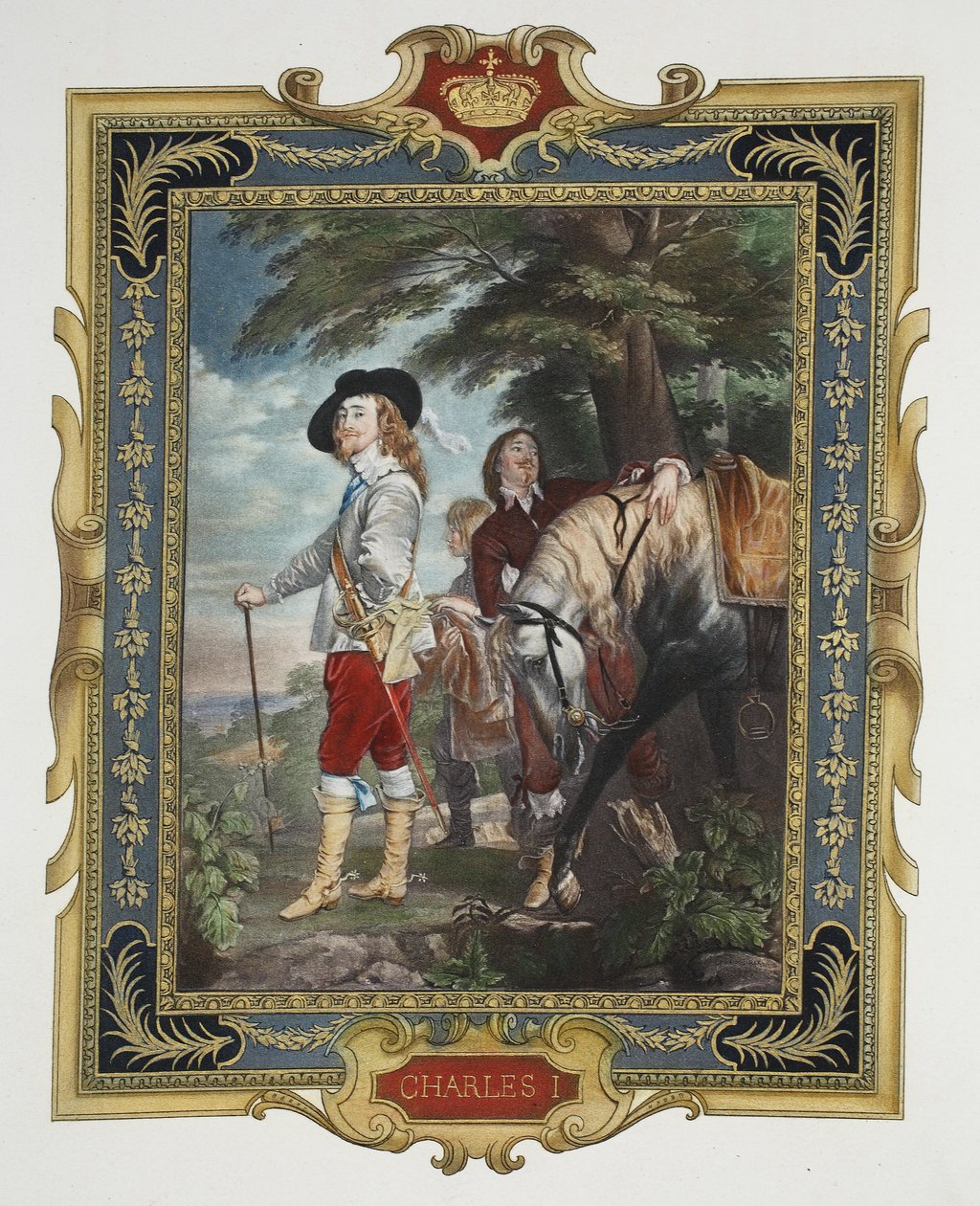 Karel I door Anthony van Dyck