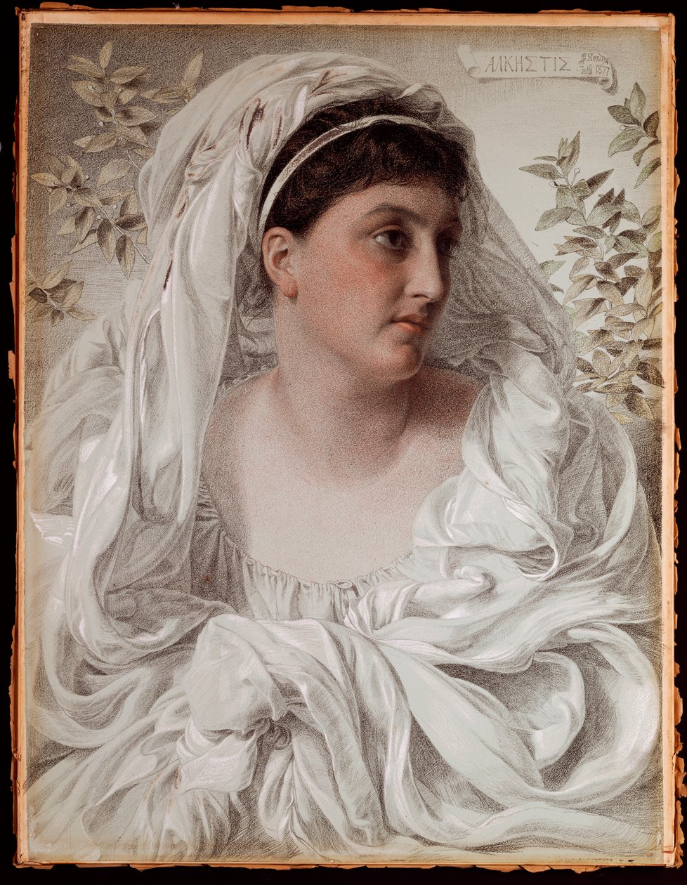 Alcestis: Een portret van Lady Donaldson, 1877 door Anthony Frederick Augustus Sandys