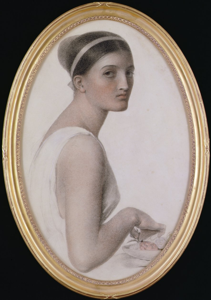 Een Ideaal Hoofd door Anthony Frederick Augustus Sandys
