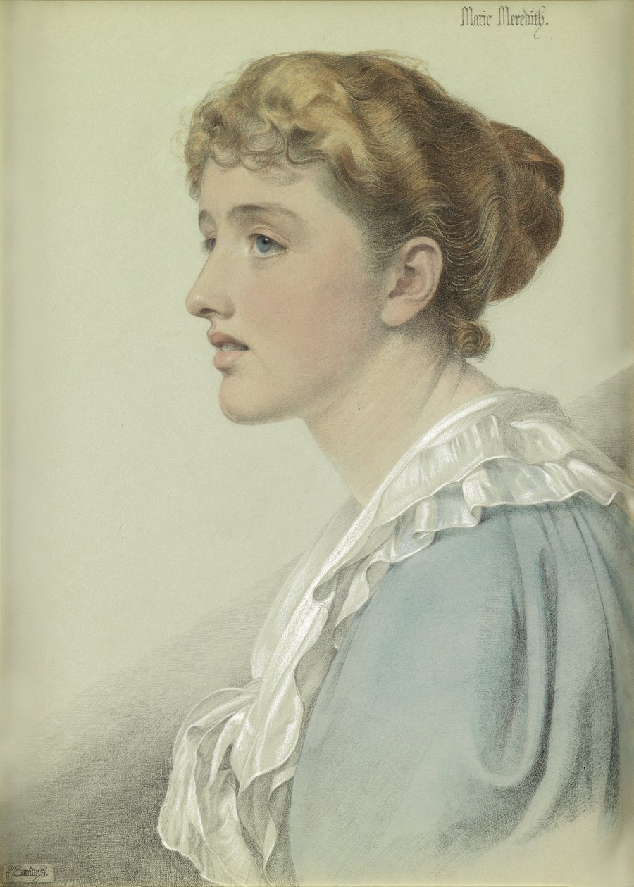 Marie Meredith, 1894 door Anthony Frederick Augustus Sandys